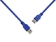 Кабель Prologix подовжувач USB (AM/AF), USB 3.0, 3 м, синій (PR-USB-P-11-30-3m) - зображення 2