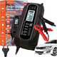 Prostownik automatyczny Zenwire ładowarka akumulatorów 12V 24V 10A z funkcją naprawy JMD-10  (5904507521844) - obraz 1