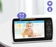 Видеоняня Baby Monitor с видеонаблюдением , двусторонней связью веб-камера , с датчиком звука и ночным видением + ЖК дисплей SM650B (VK01) - изображение 6