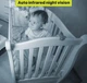 Видеоняня Baby Monitor с видеонаблюдением , двусторонней связью веб-камера , с датчиком звука и ночным видением + ЖК дисплей SM650B (VK01) - изображение 9