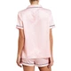 Сатиновая пижама Matalan Satin Short Pajama Set Pink Striped M Розовая в полоску - изображение 3