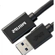 Удлинительный кабель PHILIPS USB 3.0 длиной 2 метра для высокоскоростной передачи данных, разъемы «папа» и «мама» AM/AF, для USB-накопителей, мышей, клавиатур, удлинительный кабель SWR1526 (PHILIPS) - изображение 2