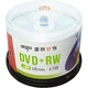 Записываемые DVD+RW диски Aigo со скоростью 1-4x, 4,7 ГБ, производство Тайвань, упаковка из 50 штук. - изображение 1