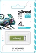 Флеш-накопитель Wibrand 4 ГБ USB 2.0 зелёный (WI2.0/CH4U6LG) - изображение 2
