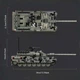 Конструктор танк Леопард 34см на 1009 деталей Leopard рухома башня пушка гусля (811) - зображення 6
