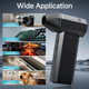 Акумуляторний турбовентилятор-повітродувка X3mini-PRO 150 000 RPM (2×2500 mAh) — Портативний акумуляторний турбовентилятор для чищення ПК, авто та сушіння - зображення 6