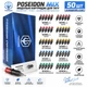 Одноразовые модульные картриджи POSEIDON MIX 50 шт, иглы для контура, теней, закраса, набор тату игл - изображение 1