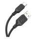 Кабель для зарядки и обмена данными USB Hoco X90 Silicone силой тока 3A USB to Type-C 1м Black - изображение 2