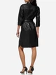 Платье-рубашка миди осеннее женское Calvin Klein 5034834 M Черное (1162170228) - изображение 2