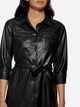 Платье-рубашка миди осеннее женское Calvin Klein 5034834 M Черное (1162170228) - изображение 4