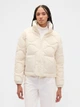 Куртка демисезонная короткая женская GAP 854225616 XL Молочная (1162157377) - изображение 1