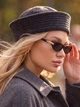 Шапка морячка Cashmere з кашеміру з відворотом сіра - зображення 2