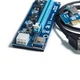 USB Riser райзер rizer 6 pin PCI-e 60см - зображення 2