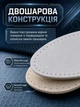 Стельки ортопедические анотомические с супинатором кожаные для обуви с латексным основанием для фиксации и амортизации стопы унисекс белые размер 42 - изображение 2