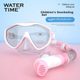 WATERTIME / Детская маска для дайвинга Shuichuan, маска для плавания и сноркелинга «Три сокровища», детские очки, снаряжение для плавания, водонепроницаемые очки для плавания, маска для лица - изображение 4