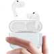 Чехол ESCASE для AirPods Pro 3, совместимый с наушниками Apple Pro 3-го поколения, модель 2025 года, ультратонкий (1 мм), ударопрочный и пылезащитный, прозрачно-голубой, с ремешком. - изображение 3