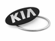 Эмблема логотип KIA 10см вставка в штатный подиум на капот и багажник - изображение 3