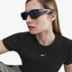 Футболка жіноча Nike W Nsw Rib Tght Ss Tee L Чорний HV4994-010 - зображення 6