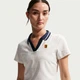 Футболка жіноча Nike W Nkct Df Crt Cltn Crop Polo M Білий IB0772-133 - зображення 3