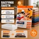Комплект вакуумных пакетов с Zip-замком Zip 5 шт для одежды вещей багажа, с клапаном мешок вакуумный для хранения, 60х80 см - изображение 1