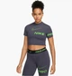 Футболка жіноча Nike Pro Dri-Fit Grey M Сірий DX0078-015 - зображення 1