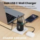 Сетевое зарядное устройство Asometech 130W (1 USB + 3 Type-C) - изображение 5