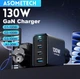Сетевое зарядное устройство Asometech 130W (1 USB + 3 Type-C) - изображение 6