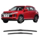 Стеклоочистители Paisu для Mitsubishi ASX 2011-2020, оригинальные бесконтактные щетки, бесшумные резиновые полоски, U-образная форма, 24+21 см. - изображение 3