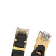 Сетевой патч-корд PHILIPS Category 7 Ethernet, CAT7, из чистой меди, с золотым покрытием, двойное экранирование, 10-гигабитный сетевой кабель SWA1820/93, 1,5 метра. - изображение 3