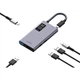 Док-станция Hagibis Digital Display Expansion Dock с экраном, USB-C преобразователем, Ethernet-адаптером, адаптером Type-C на HDMI для компьютеров Apple Mac, адаптером Thunderbolt 4. - изображение 3