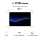 Планшет 11" 2K Doogee T30 Pro 8/256Gb 4G 2-SIM 8 ядер Android 13 8580 mAh Черный (102351556) - Б/У - изображение 5