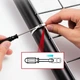 Металлические хомуты-стяжки с фиксатором OEM набор 3 размера - изображение 5