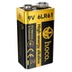Батарейка HOCO JA9, Alkaline, 6LR61, 9V, black - изображение 1