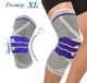 Бандаж фіксатор колінного суглоба наколінник ортез Silicone Spring Knee Pad Size XL - изображение 1