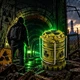 Нічник-ліхтар «Зона» у стилі STALKER 2, кемпінговий ліхтар із зеленим світлом, 3×AAA, артефакт з гри сталкер, зелене світло - изображение 4