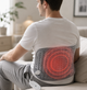 Массажная электрическая грелка-накидка Massaging Weighted Heating Pad 59×31 см с подогревом и вибрацией Утяжеленный коврик для спины поясницы плеч - изображение 9