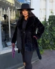 Жіноча зимова шуба зі штучної норки на синтепоні з капюшоном ELFBERG WCB-8882 40-44 Чорний (2000001016107) - изображение 2