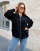 Жіноча тепла кофта з альпаки на блискавці з капюшоном ELFBERG WCB-9450 48-56 Чорний (2000001016053) - изображение 1