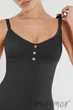 Корректирующий комбинезон на бретелях с утяжкой живота German Volf MT250022-BK1 XL/XXL Черный - изображение 2