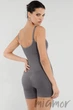 Корректирующий комбинезон на бретелях с утяжкой живота German Volf MT250022-GY2 XL/XXL Серый - изображение 4