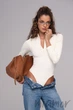 Боди-стринг корректирующее с рукавами на молнии German Volf MT240043-WH2 3XL/4XL Белый - изображение 1
