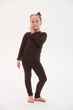 Детское термобелье Thermo Kids на флисе, комплект кофты и брюки, термобелье для мальчика и девочки, в размере 110 - изображение 4