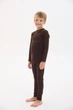 Детское термобелье Thermo Kids на флисе, комплект кофты и брюки, термобелье для мальчика и девочки, в размере 110 - изображение 7