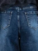 Детские джинсы прямые для девочки темно-синий демисезонные 10-16 лет (N7434-1) 146 - изображение 4