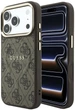 Etui Guess Embossed 4G Classic MagSafe do iPhone 18 Pro Max / 17 Pro Max brązowe (GUE005700) - obraz 1