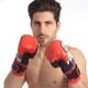 Рукавички для рукопашного бою TWN MMA-0275 червоний 10 ун. - зображення 5