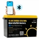 Аккумулятор LifePo4 340Ah 12V 4352Wh GoKwh с Bluetooth для ИБП ( Литий железо фосфатный ) Аккумуляторная батарея BMS (AKGK12V340B) - изображение 1