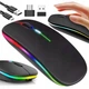 Беспроводная мышь PM1 с Bluetooth и USB-приемником 2.4 ГГц, RGB-подсветкой и тихими кнопками - изображение 9
