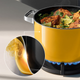 Набор кастрюль WMF Fusiontec Mineral Pro Mango Yellow из 4 предметов универсальный сплав Made in Germany - изображение 2