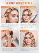 Праска для створення пляжних хвиль SHEGLAM Beach Babe Wave Iron, 2-х стрижневий плойка 25 мм - зображення 3